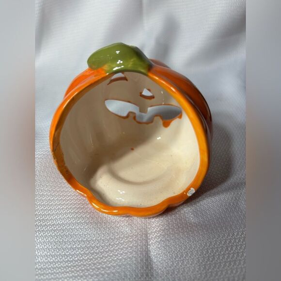 3 Halloween Tealight Candle Holders Jack-o-Lantern, Ghost, & Black Cat EPC - Picture 4 of 8